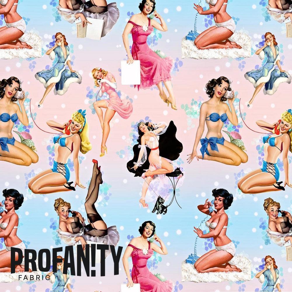 Novelty Swearing Fabric 202 – cheeky novelty fabric by the metre, made-to-order | Fabric by Missy Rose