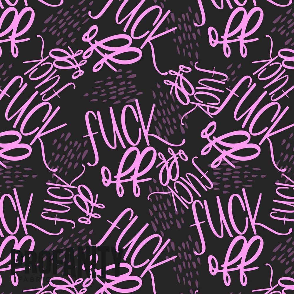 Swear Word Fabric 205 – profanity fabric for sewing, custom printed Australia | Fabric by Missy Rose