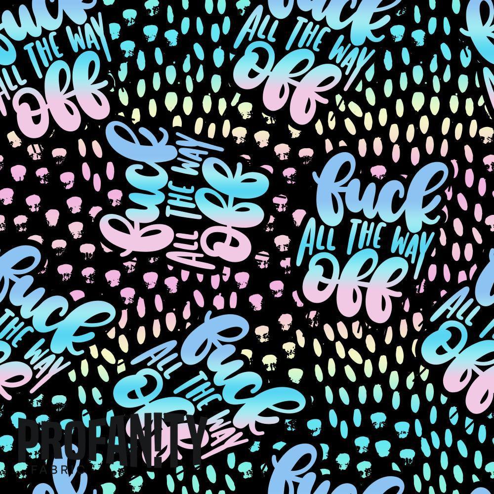 Novelty Swearing Fabric 207 – rude funny novelty fabric, pre-order by the metre | Fabric by Missy Rose