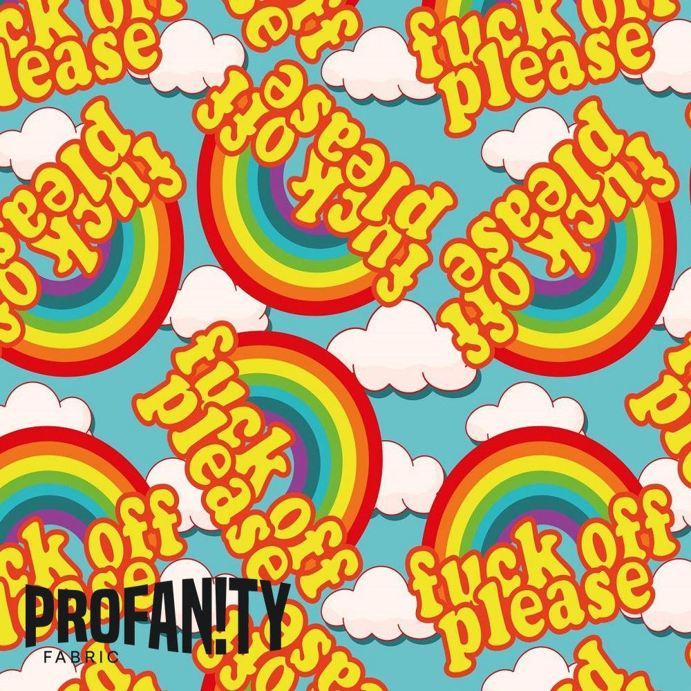 Novelty Swearing Fabric 208 – cheeky rude print fabric for sewing, pre-order | Fabric by Missy Rose