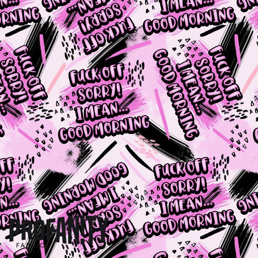 Novelty Swearing Fabric 210 – cheeky novelty fabric by the metre, made-to-order | Fabric by Missy Rose