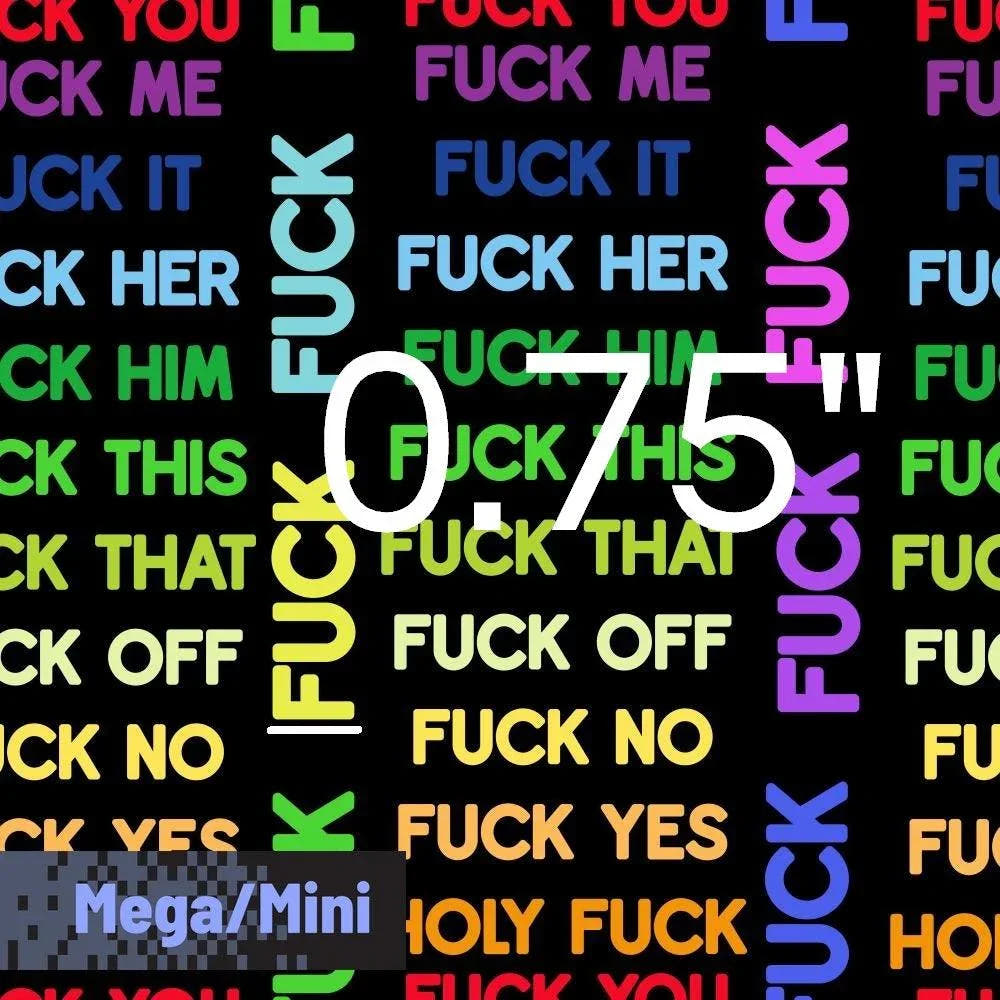 Novelty Swearing Fabric 212 – rude funny novelty fabric, pre-order by the metre | Fabric by Missy Rose