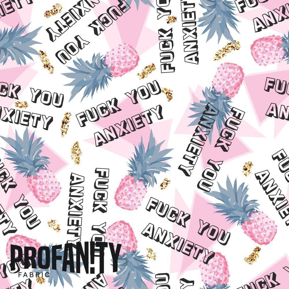 Novelty Swearing Fabric 220 – cheeky rude print fabric for sewing, pre-order | Fabric by Missy Rose