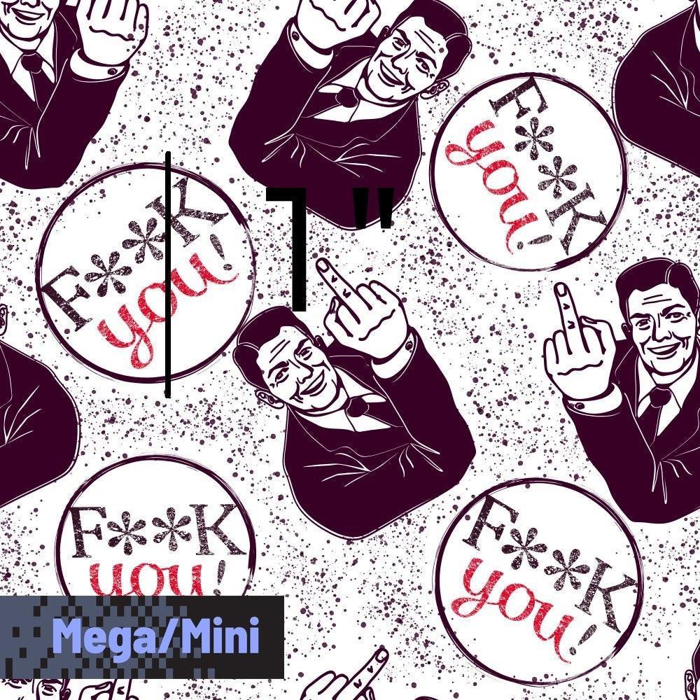 Novelty Swearing Fabric 222 – cheeky rude print fabric for sewing, pre-order | Fabric by Missy Rose