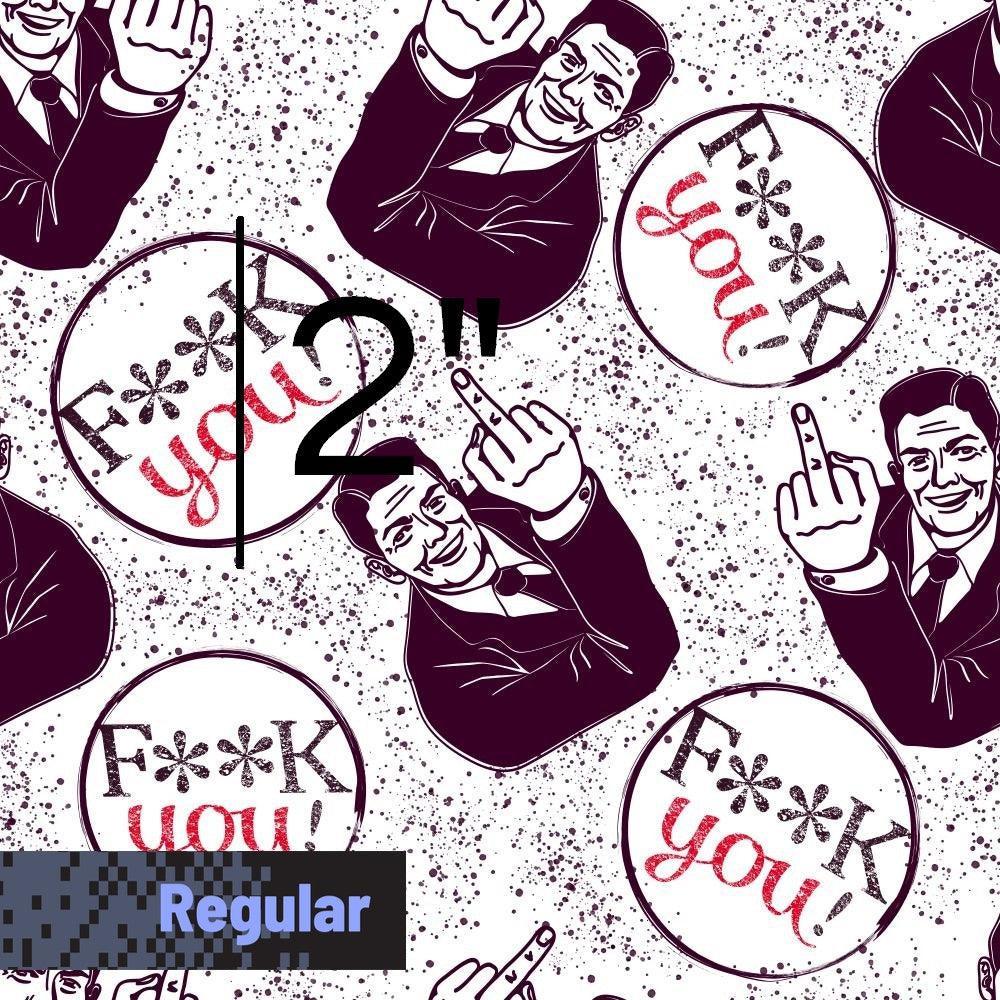 Swear Word Fabric 222 – swearing fabric custom printed Australia, made-to-order | Fabric by Missy Rose