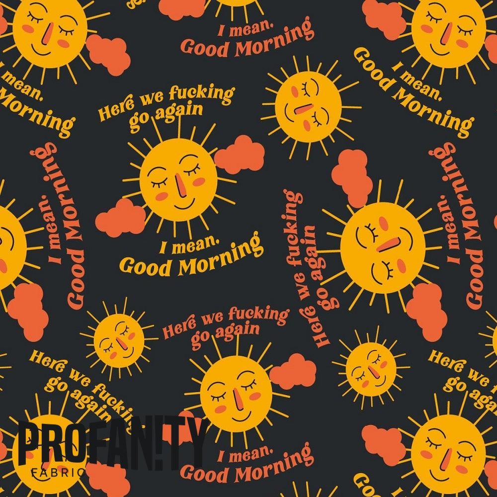 Novelty Swearing Fabric 225 – cheeky novelty fabric by the metre, made-to-order | Fabric by Missy Rose