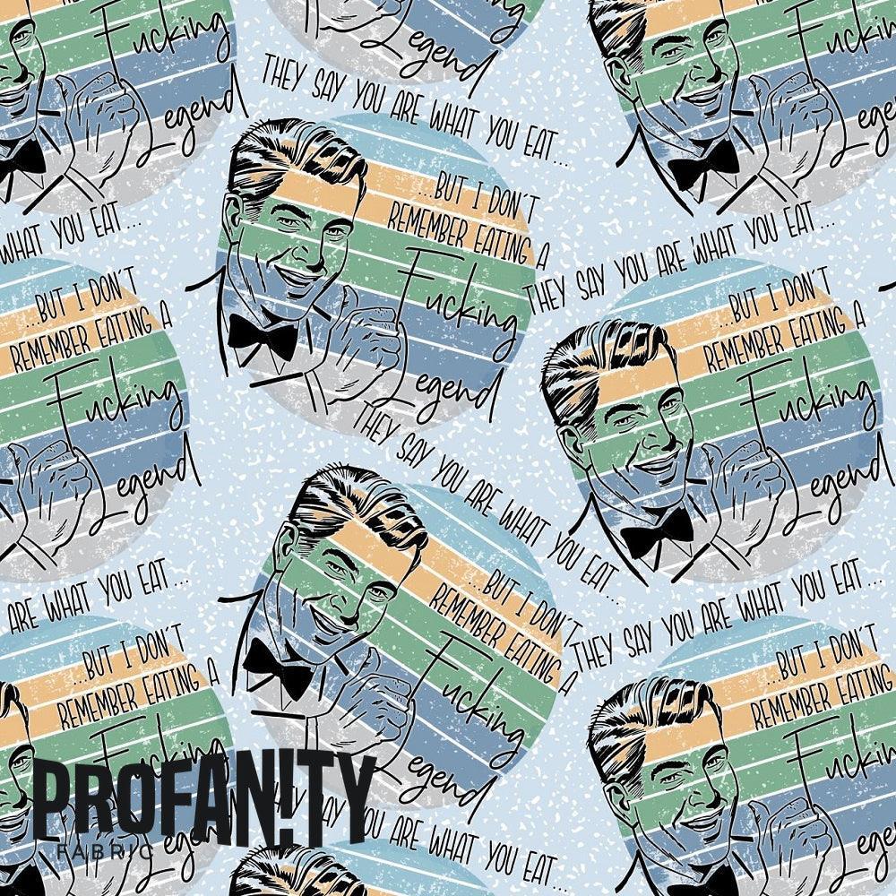 Novelty Swearing Fabric 227 – rude funny novelty fabric, pre-order by the metre | Fabric by Missy Rose