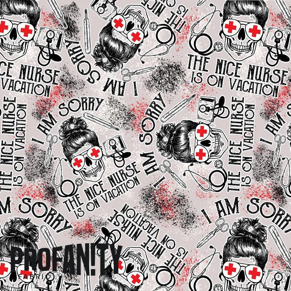 Novelty Swearing Fabric 234 – rude funny novelty fabric, pre-order by the metre | Fabric by Missy Rose