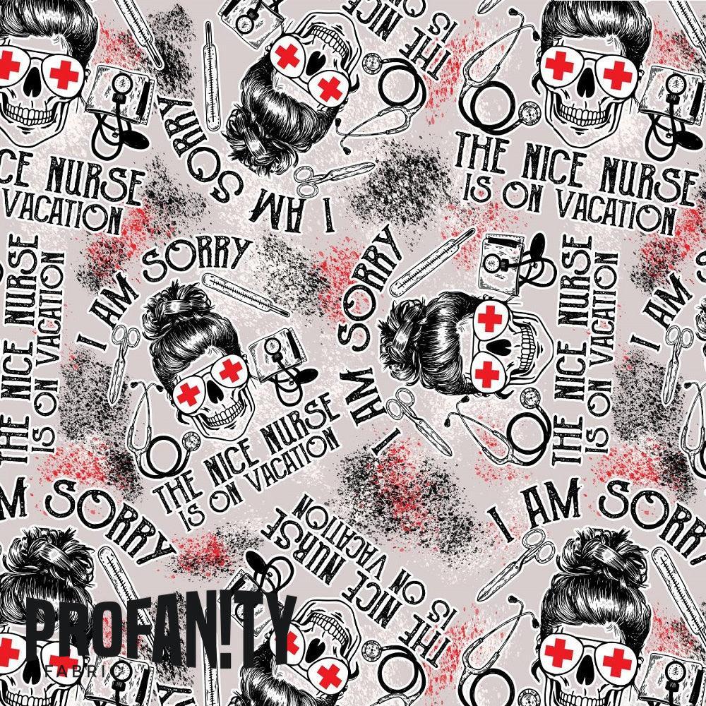 Novelty Swearing Fabric 234 – rude funny novelty fabric, pre-order by the metre | Fabric by Missy Rose