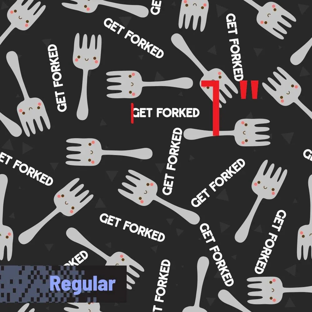 Swear Word Fabric 236 – swearing fabric custom printed Australia, made-to-order | Fabric by Missy Rose