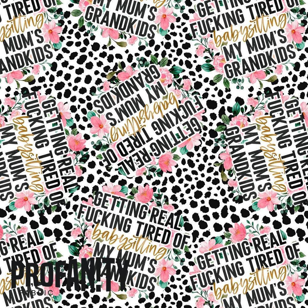 Novelty Swearing Fabric 244 – cheeky rude print fabric for sewing, pre-order | Fabric by Missy Rose