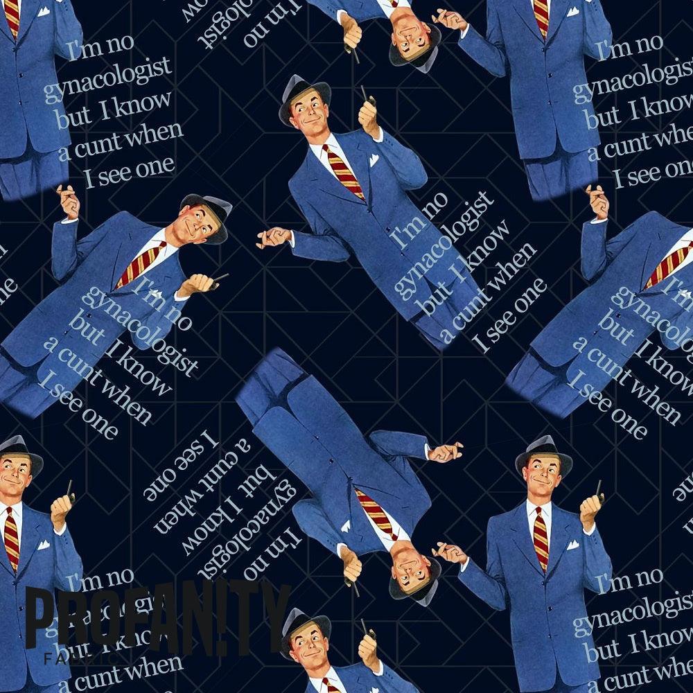Novelty Swearing Fabric 259 – cheeky rude print fabric for sewing, pre-order | Fabric by Missy Rose