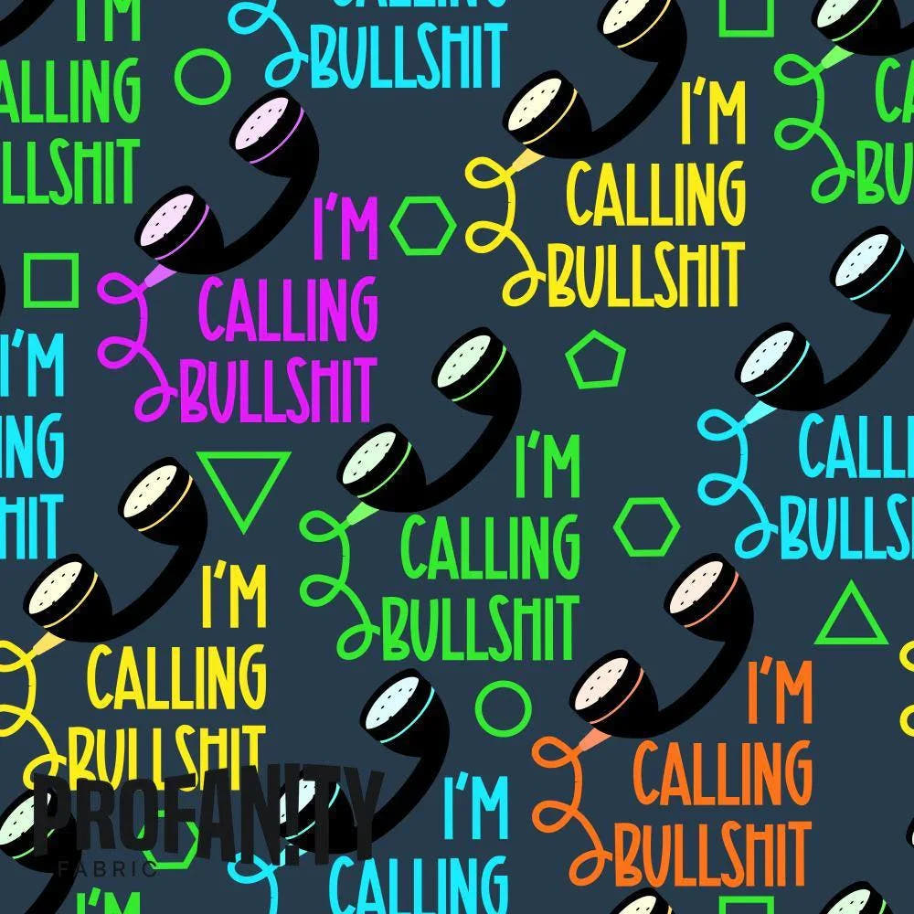 Novelty Swearing Fabric 262 – cheeky rude print fabric for sewing, pre-order | Fabric by Missy Rose