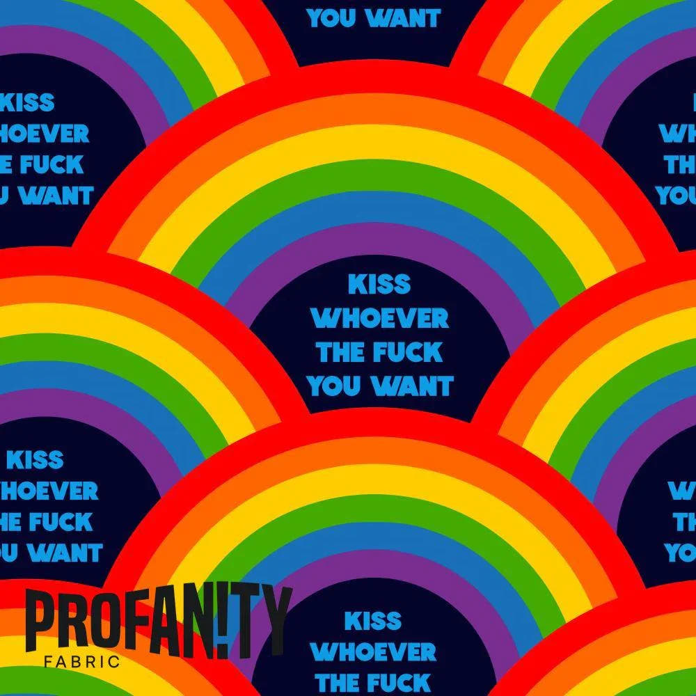 Novelty Swearing Fabric 270 – rude funny novelty fabric, pre-order by the metre | Fabric by Missy Rose