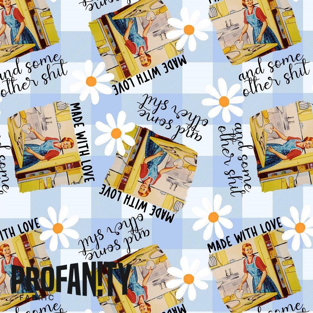 Novelty Swearing Fabric 285 – rude funny novelty fabric, pre-order by the metre | Fabric by Missy Rose