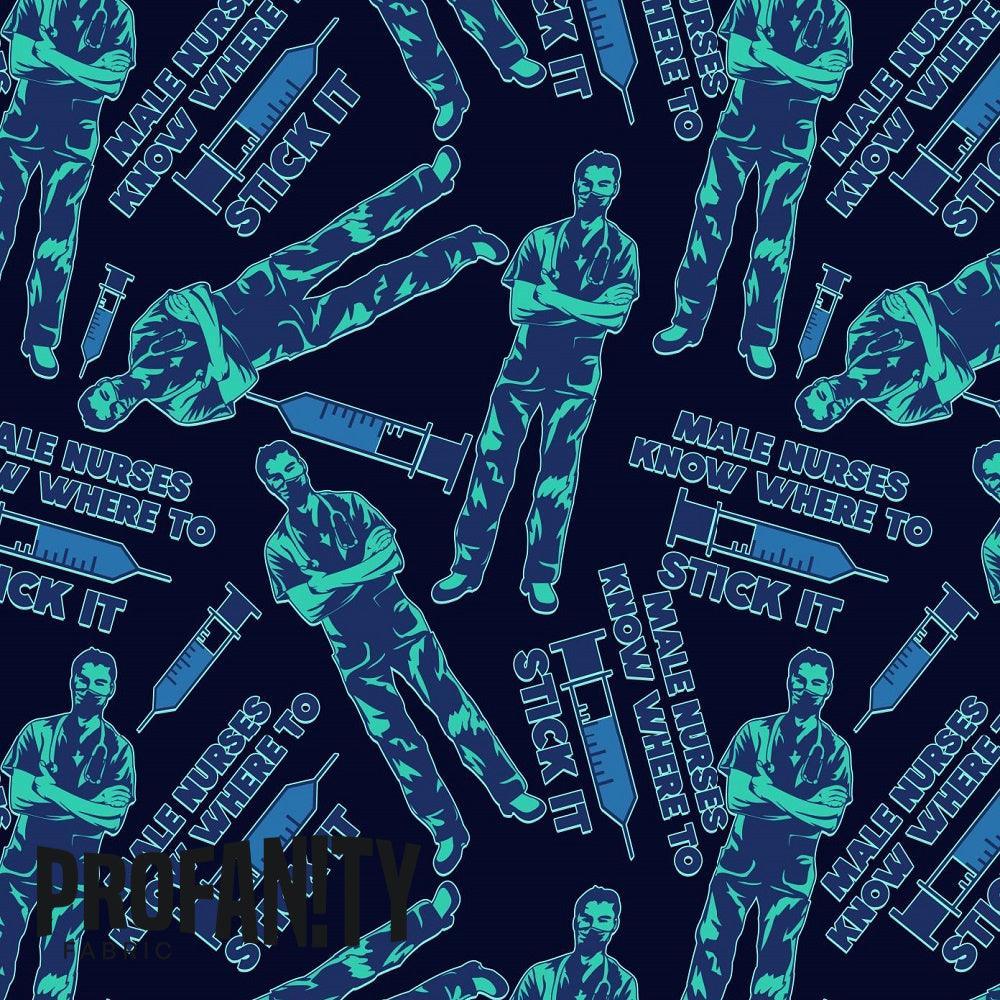 Novelty Swearing Fabric 287 – cheeky rude print fabric for sewing, pre-order | Fabric by Missy Rose