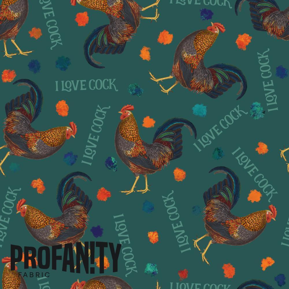 Novelty Swearing Fabric 296 – cheeky novelty fabric by the metre, made-to-order | Fabric by Missy Rose