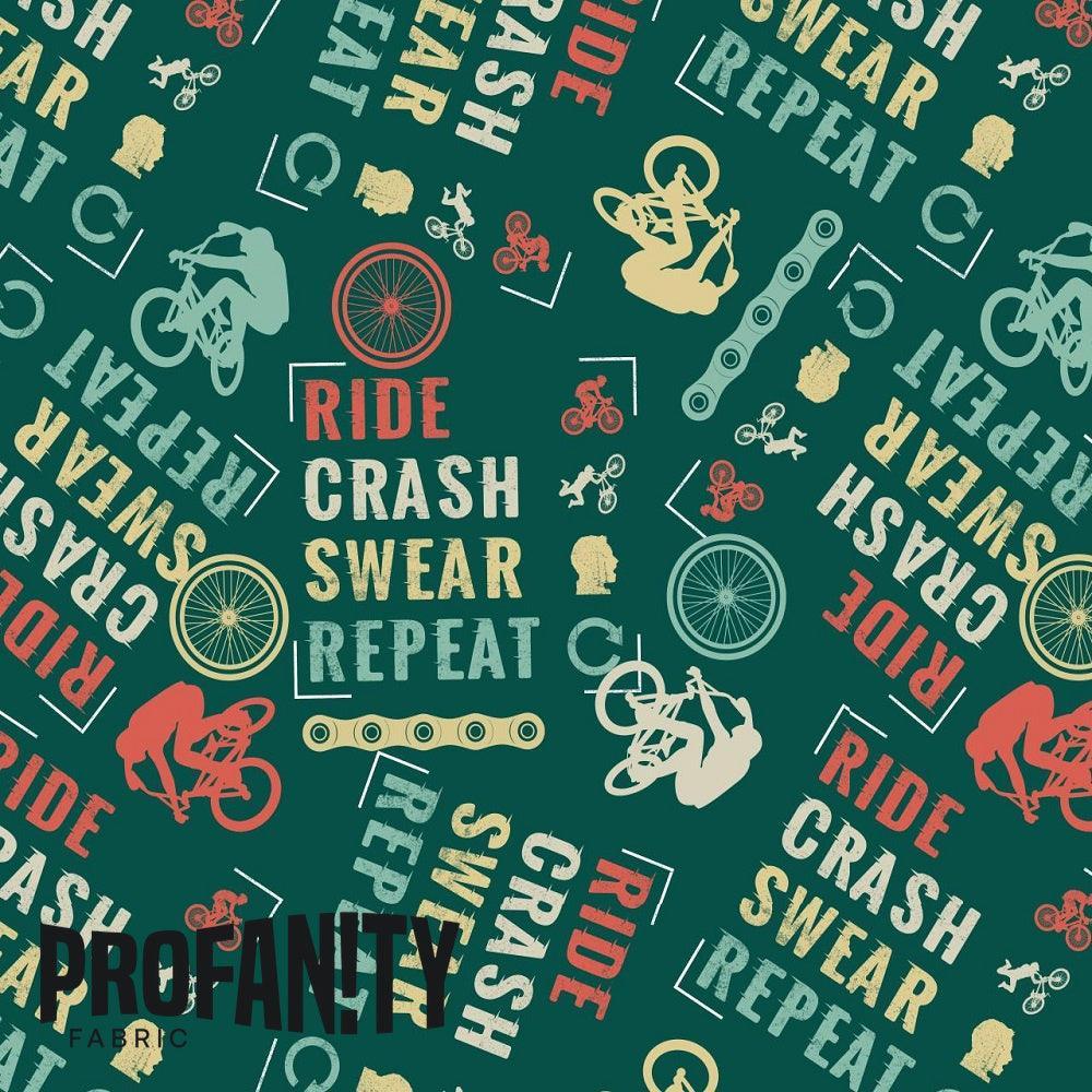 Novelty Swearing Fabric 314 – rude funny novelty fabric, pre-order by the metre | Fabric by Missy Rose