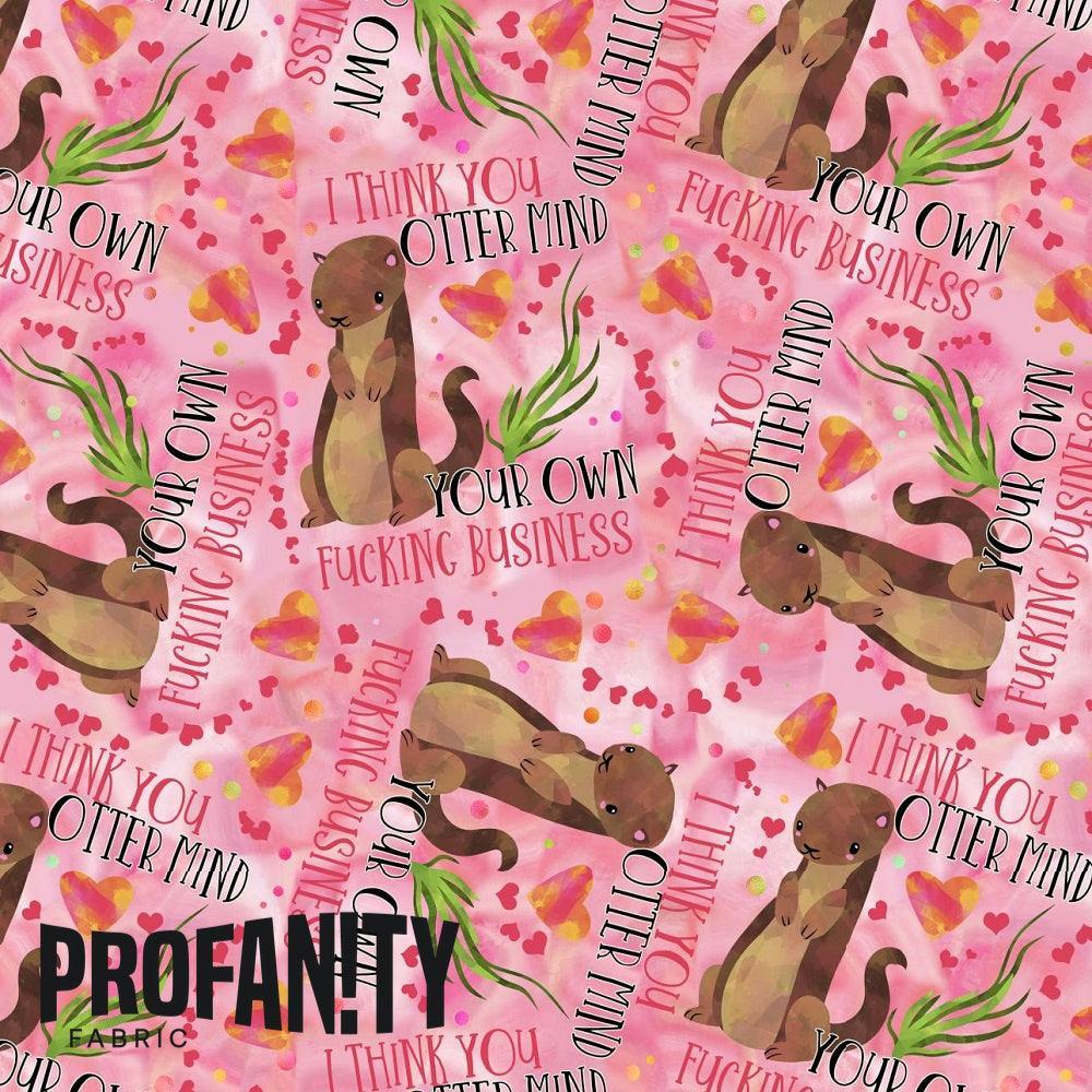 Novelty Swearing Fabric 328 – cheeky novelty fabric by the metre, made-to-order | Fabric by Missy Rose