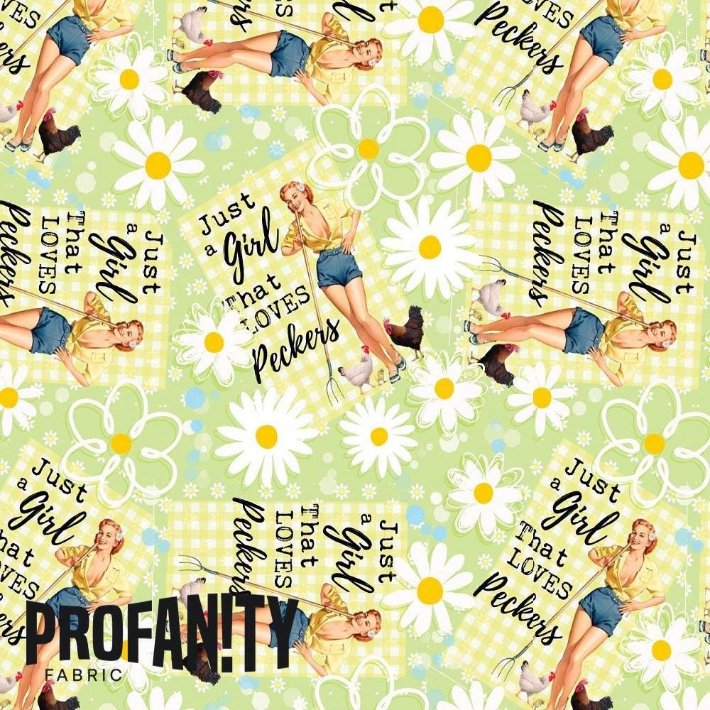 Novelty Swearing Fabric 330 – cheeky rude print fabric for sewing, pre-order | Fabric by Missy Rose