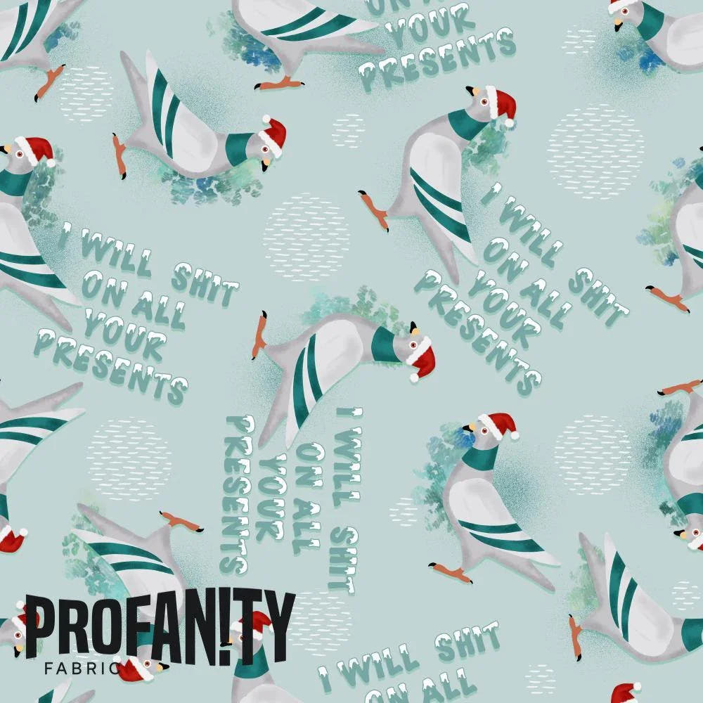 Novelty Swearing Fabric 340 – cheeky rude print fabric for sewing, pre-order | Fabric by Missy Rose