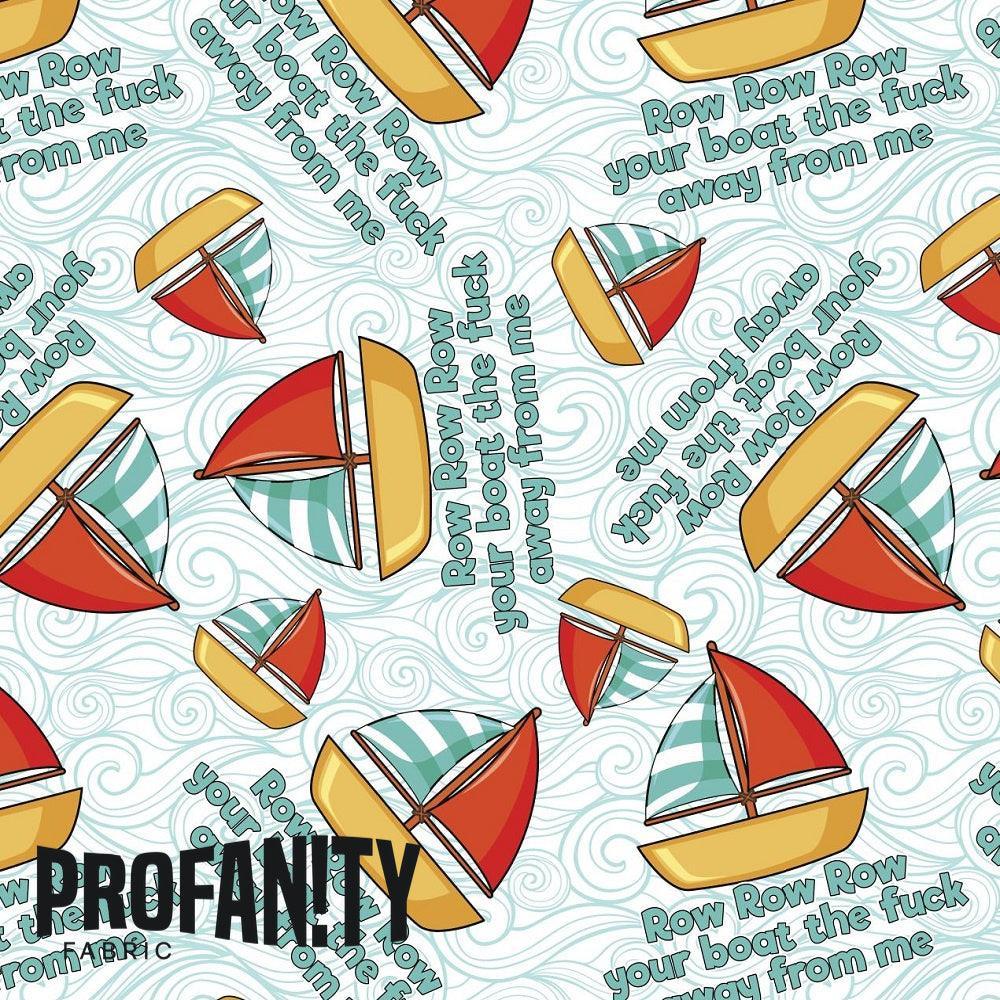 Novelty Swearing Fabric 348 – cheeky novelty fabric by the metre, made-to-order | Fabric by Missy Rose