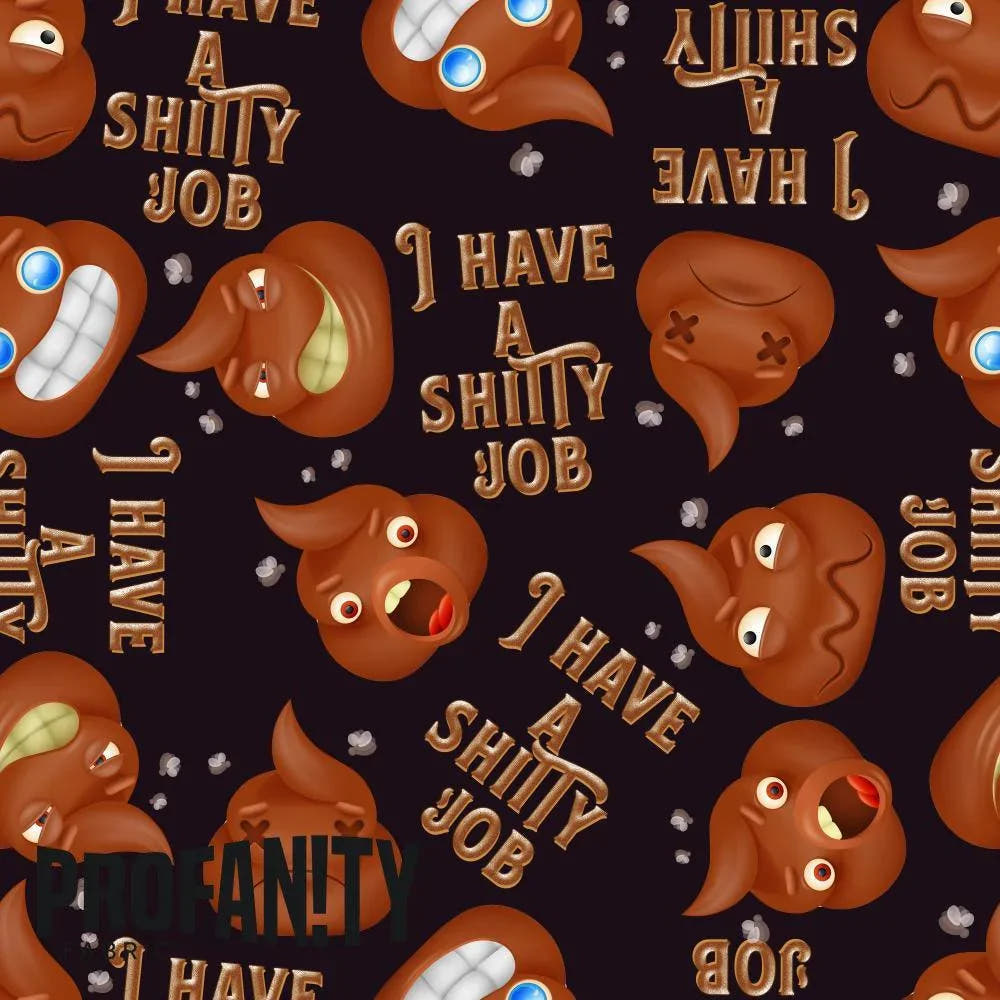 Novelty Swearing Fabric 350 – cheeky rude print fabric for sewing, pre-order | Fabric by Missy Rose
