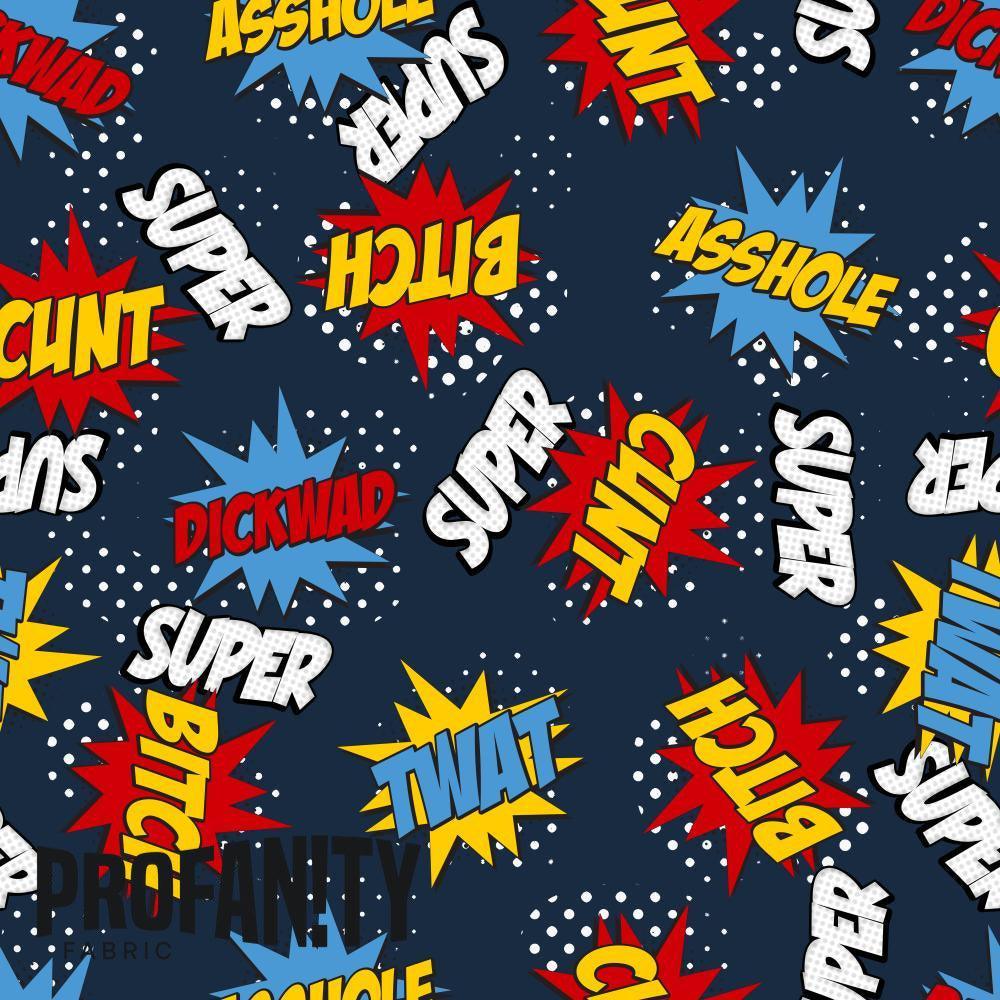 Swear Word Fabric 351 – swear word fabric Australia, custom printed pre-order | Fabric by Missy Rose