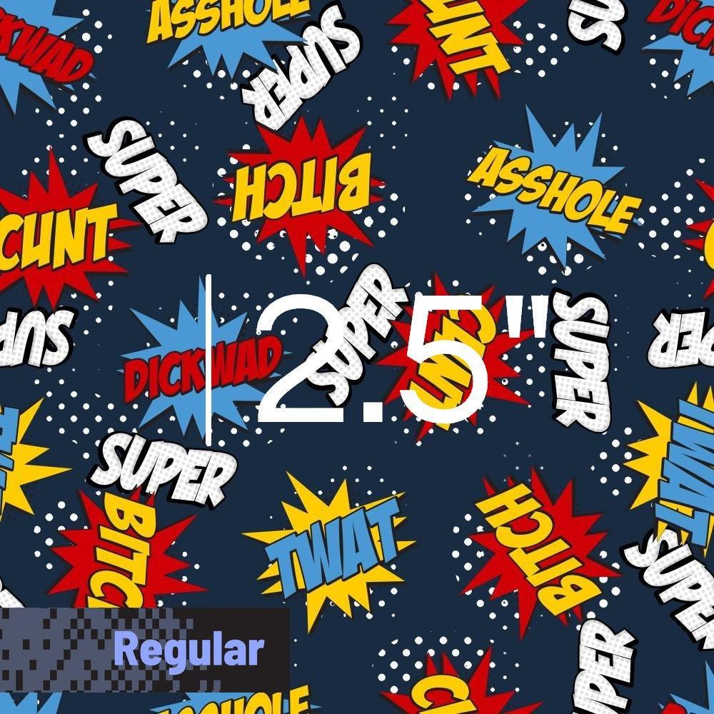 Novelty Swearing Fabric 351 – cheeky novelty fabric by the metre, made-to-order | Fabric by Missy Rose