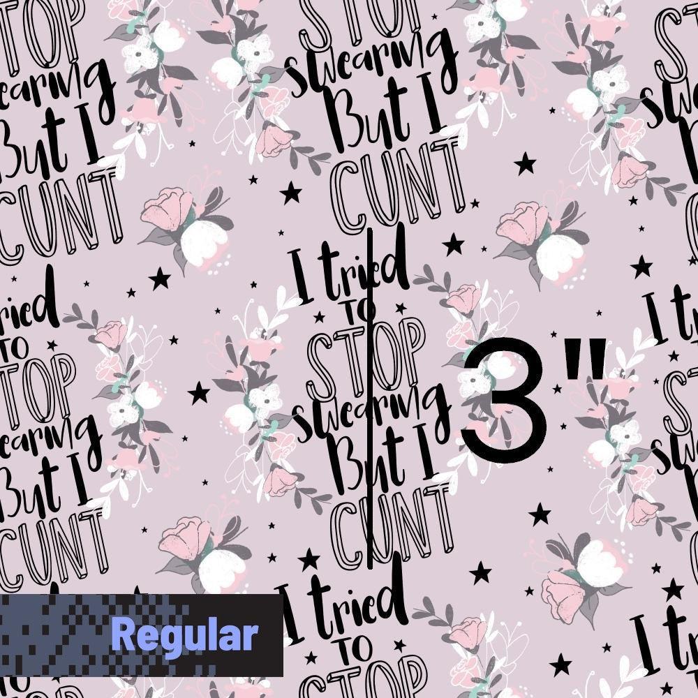 Swear Word Fabric 352 – swearing fabric custom printed Australia, made-to-order | Fabric by Missy Rose