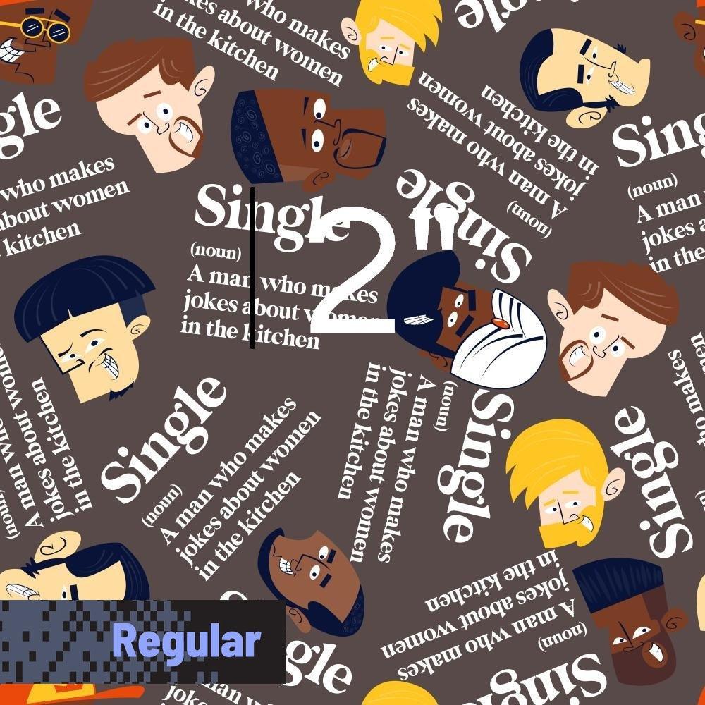 Swear Word Fabric 358 – swearing fabric custom printed Australia, made-to-order | Fabric by Missy Rose