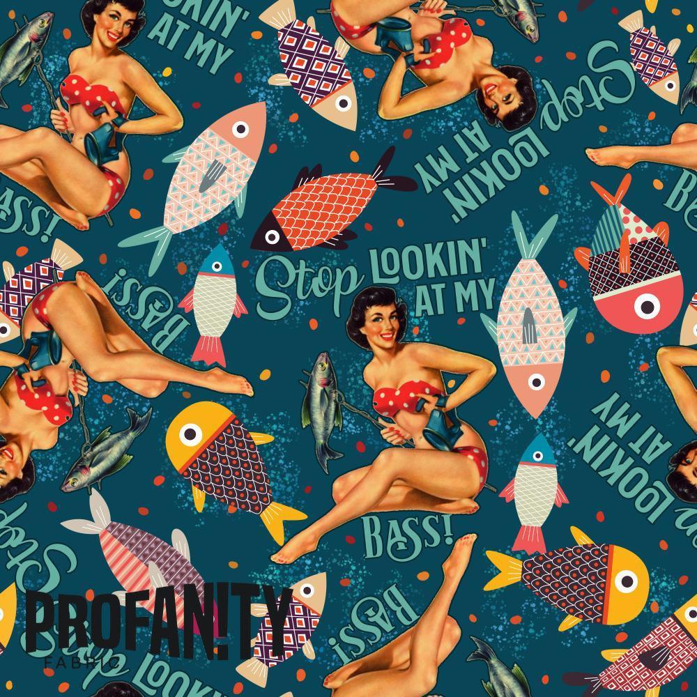 Novelty Swearing Fabric 363 – rude funny novelty fabric, pre-order by the metre | Fabric by Missy Rose