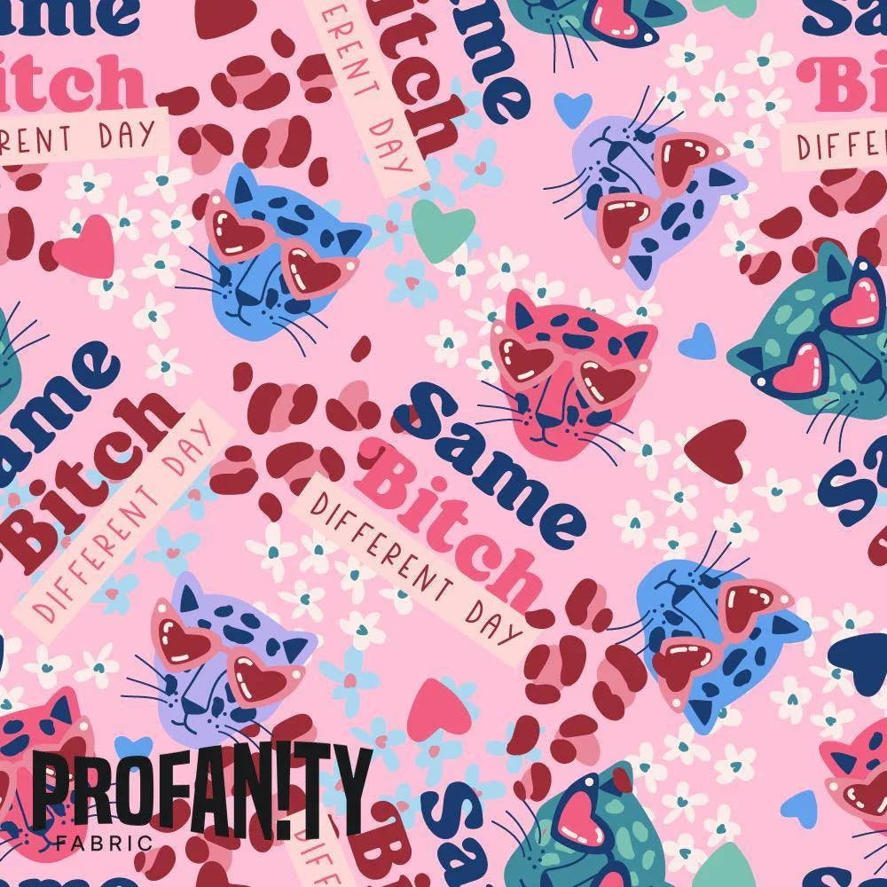 Novelty Swearing Fabric 367 – cheeky rude print fabric for sewing, pre-order | Fabric by Missy Rose