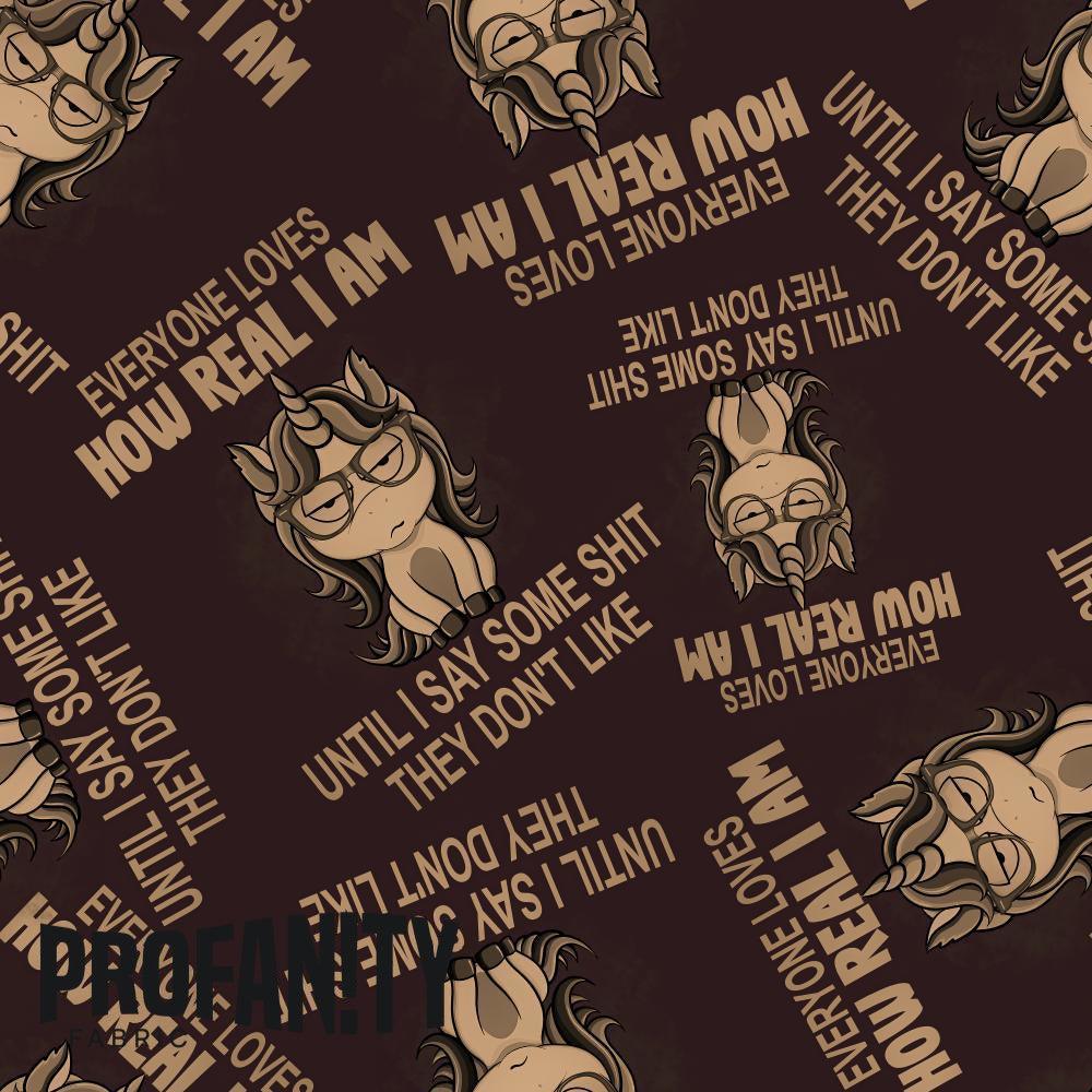 Novelty Swearing Fabric 370 – rude funny novelty fabric, pre-order by the metre | Fabric by Missy Rose