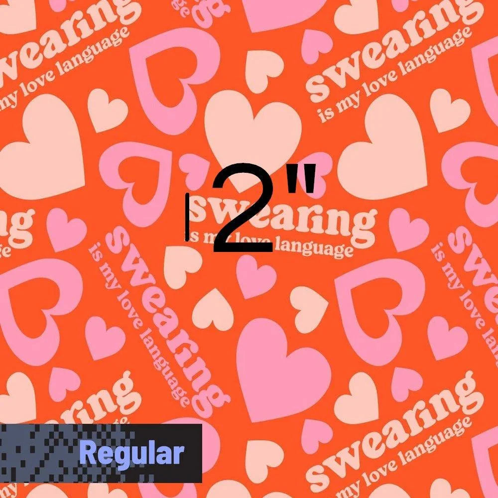 Swear Word Fabric 373 – swearing fabric custom printed Australia, made-to-order | Fabric by Missy Rose
