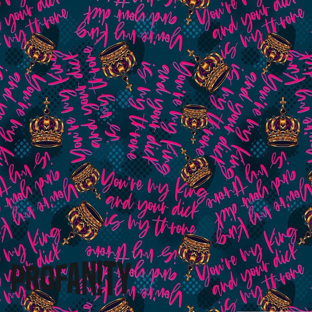 Novelty Swearing Fabric 377 – cheeky rude print fabric for sewing, pre-order | Fabric by Missy Rose