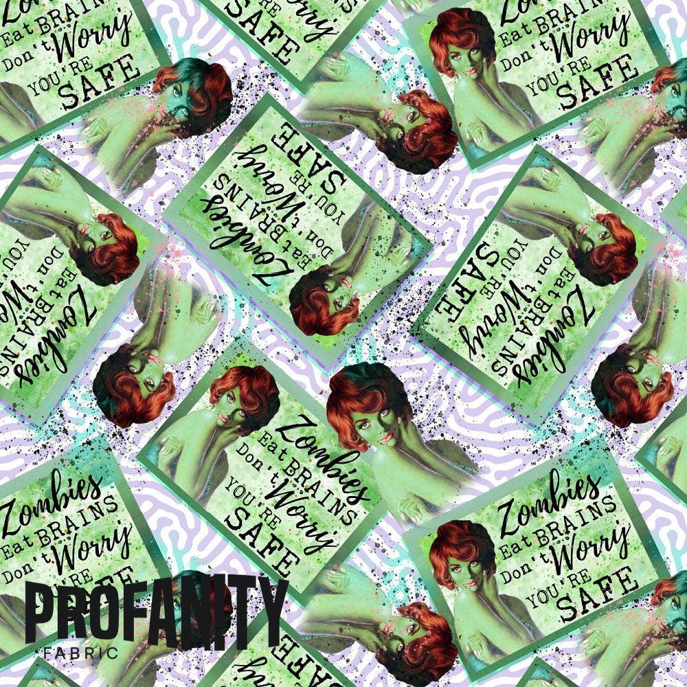 Swear Word Fabric 37 – profanity fabric for sewing, custom printed Australia | Fabric by Missy Rose