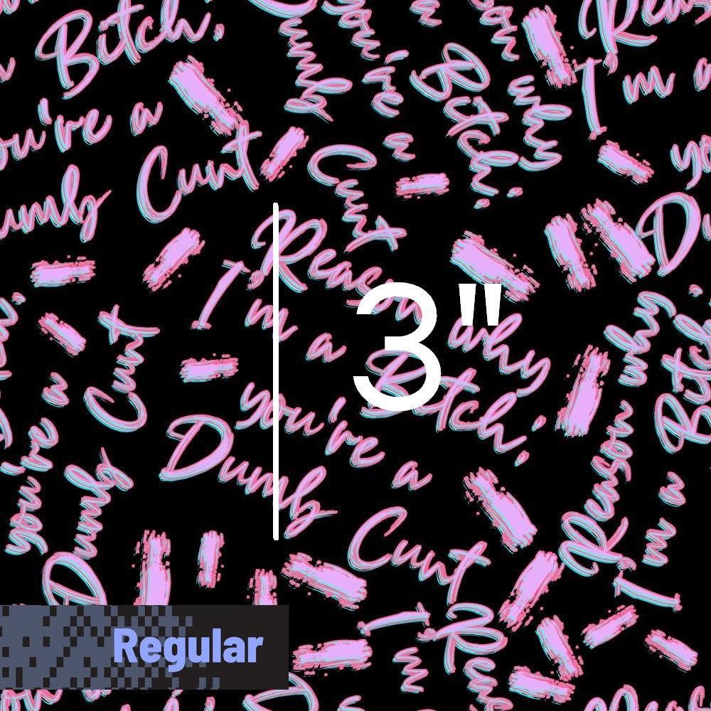 Swear Word Fabric 388 – swearing fabric custom printed Australia, made-to-order | Fabric by Missy Rose