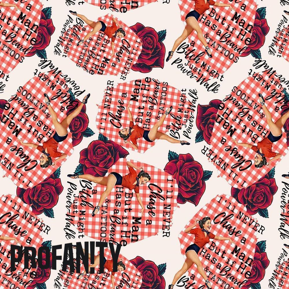 Novelty Swearing Fabric 392 – cheeky novelty fabric by the metre, made-to-order | Fabric by Missy Rose
