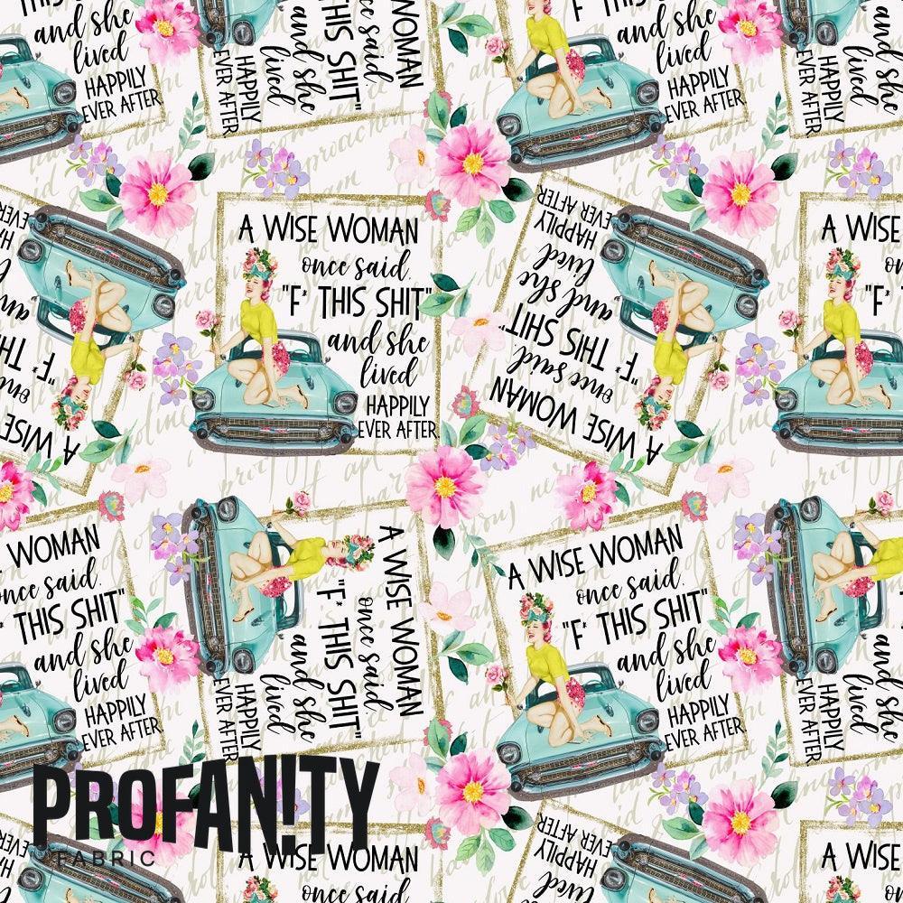 Swear Word Fabric 39 – swearing fabric custom printed Australia, made-to-order | Fabric by Missy Rose