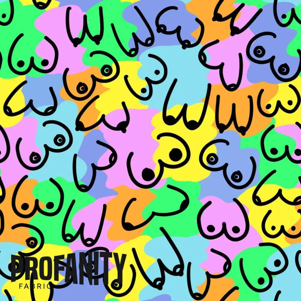 Swear Word Fabric 411 – swearing fabric custom printed Australia, made-to-order | Fabric by Missy Rose