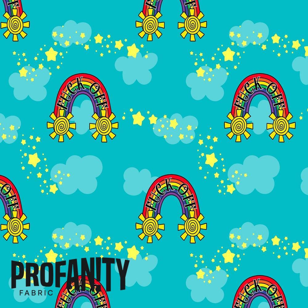 Novelty Swearing Fabric 414 – rude funny novelty fabric, pre-order by the metre | Fabric by Missy Rose