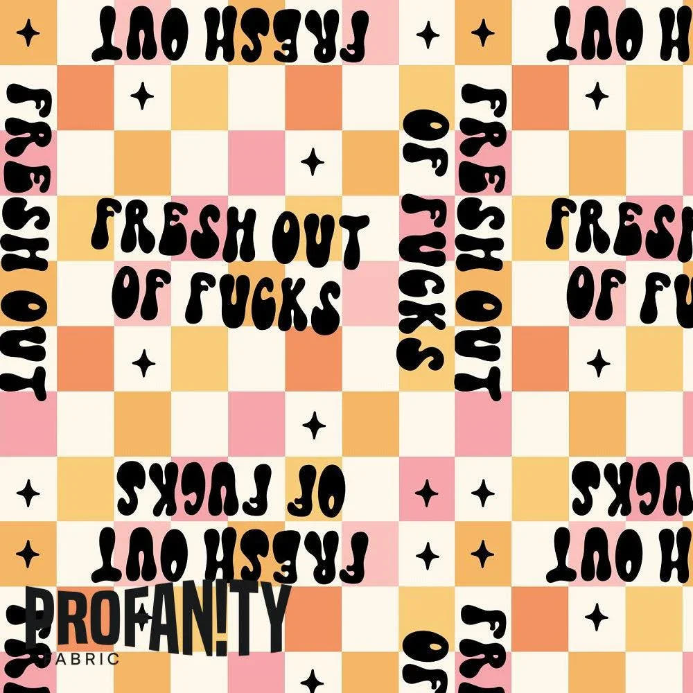 Novelty Swearing Fabric 416 – cheeky rude print fabric for sewing, pre-order | Fabric by Missy Rose
