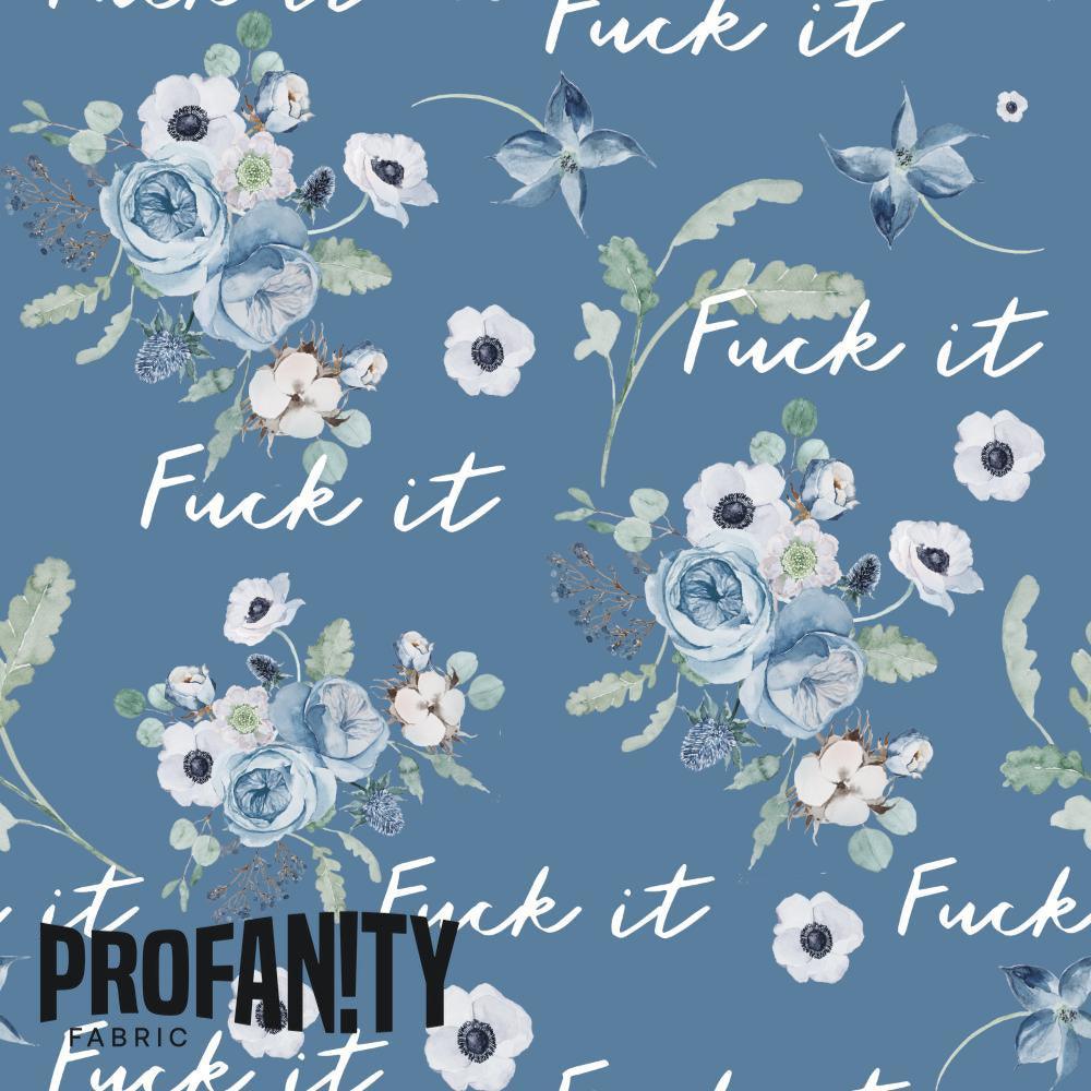 Novelty Swearing Fabric 418 – rude funny novelty fabric, pre-order by the metre | Fabric by Missy Rose