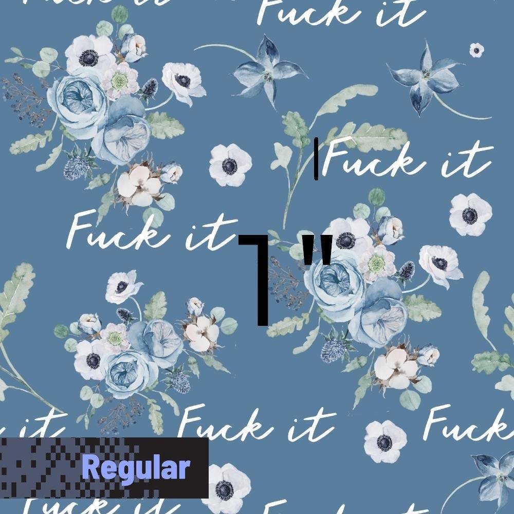 Swear Word Fabric 418 – swearing fabric custom printed Australia, made-to-order | Fabric by Missy Rose