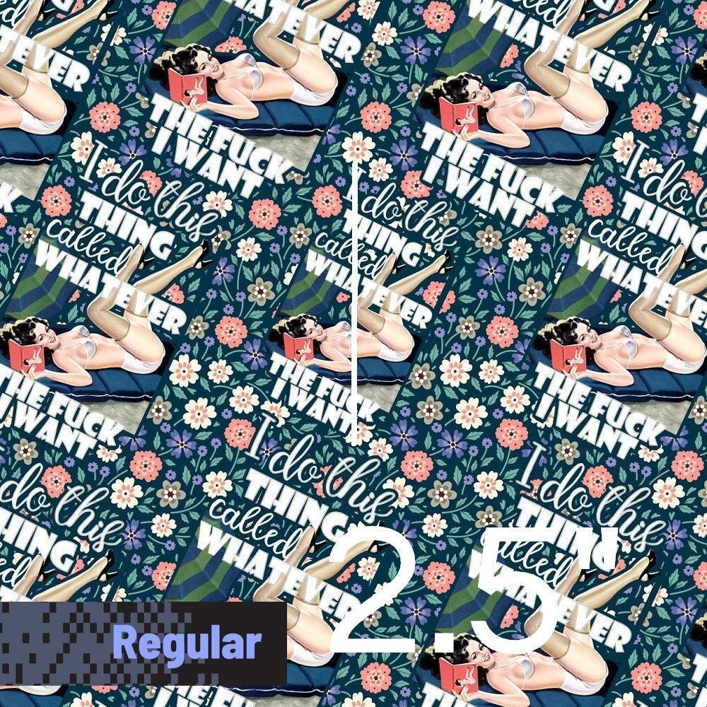 Novelty Swearing Fabric 41 – cheeky rude print fabric for sewing, pre-order | Fabric by Missy Rose
