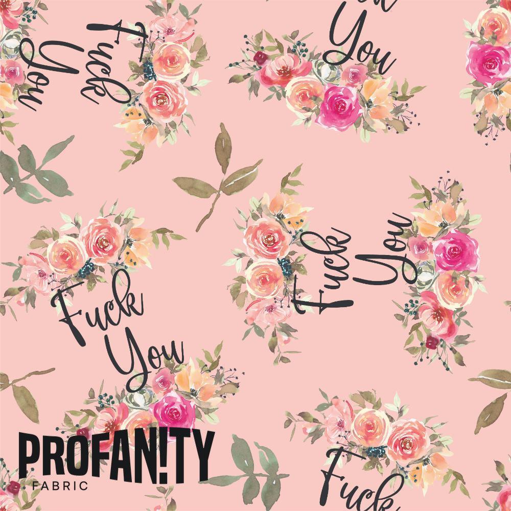 Novelty Swearing Fabric 421 – rude funny novelty fabric, pre-order by the metre | Fabric by Missy Rose