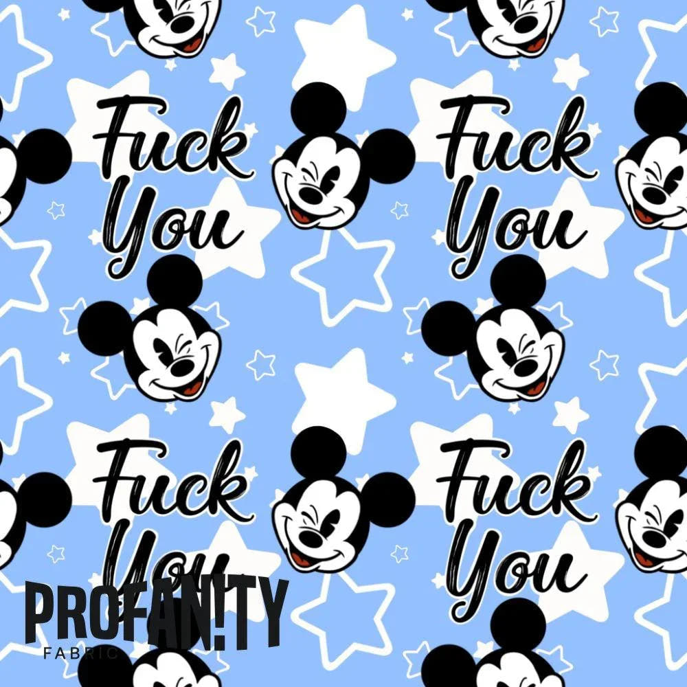 Novelty Swearing Fabric 426 – cheeky novelty fabric by the metre, made-to-order | Fabric by Missy Rose
