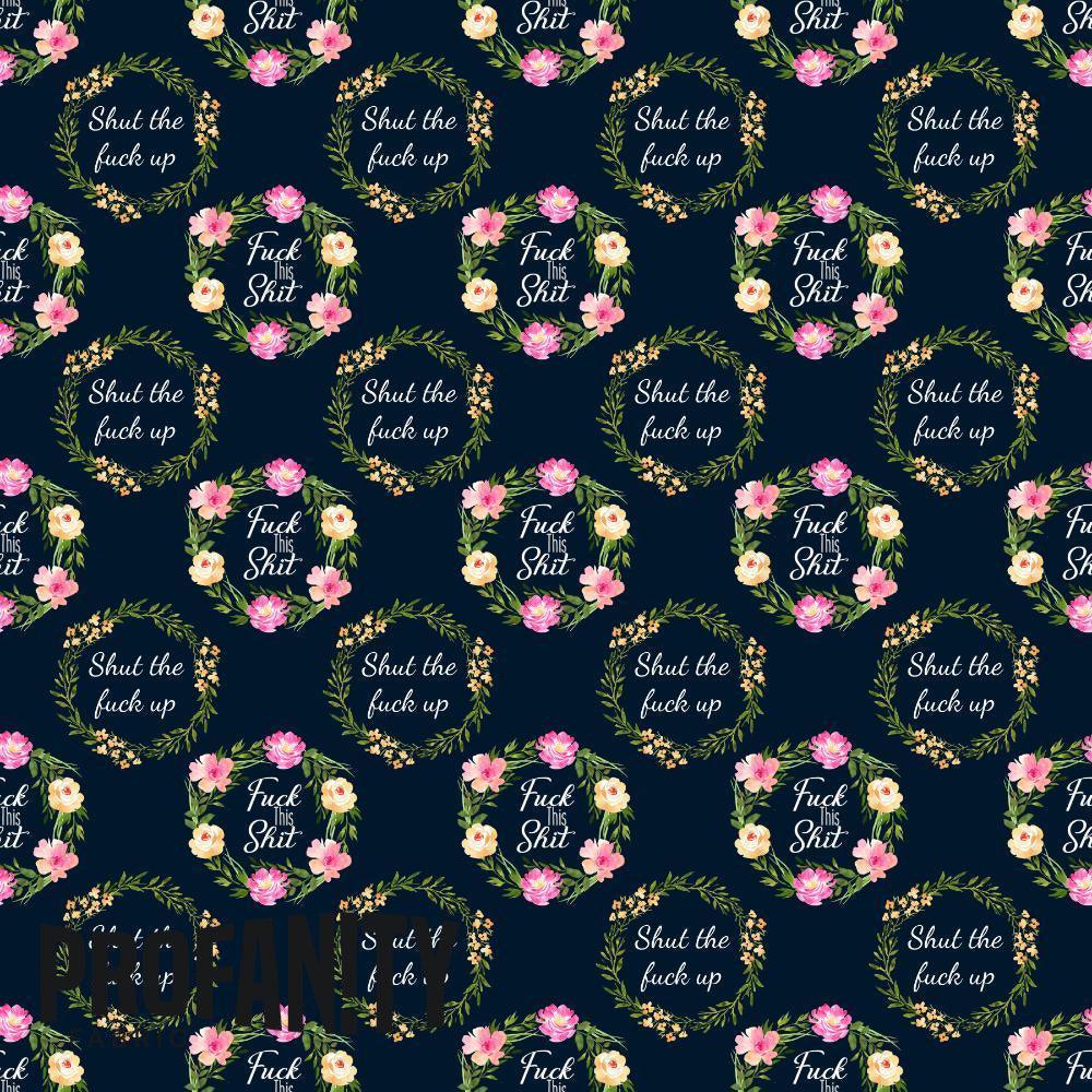 Novelty Swearing Fabric 427 – cheeky rude print fabric for sewing, pre-order | Fabric by Missy Rose