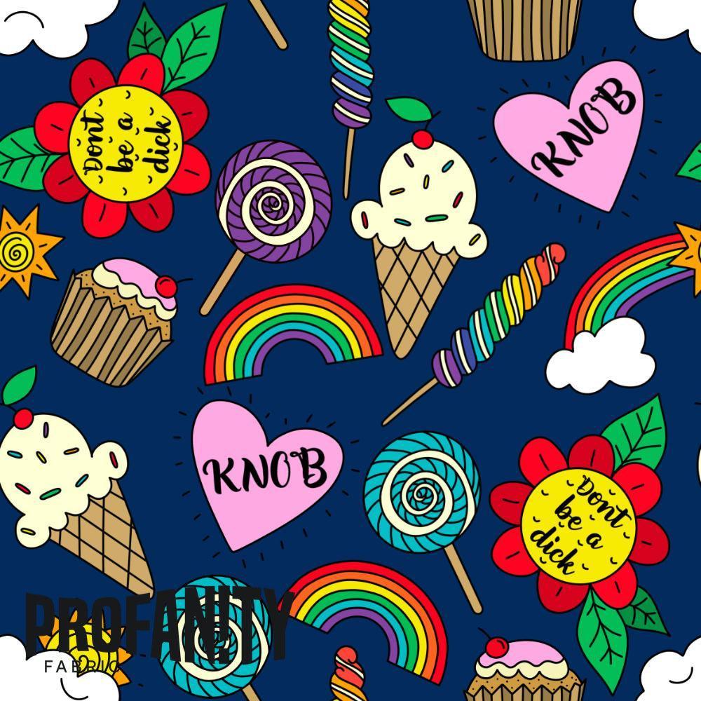 Novelty Swearing Fabric 428 – rude funny novelty fabric, pre-order by the metre | Fabric by Missy Rose